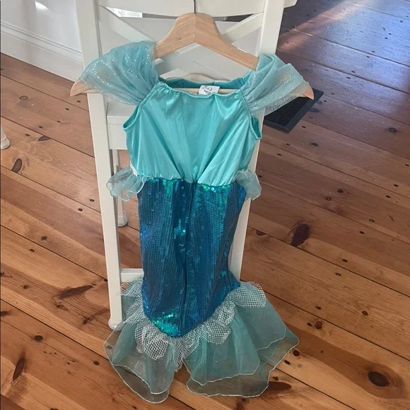 Sparkling Sea Princess Mermaid Costume for Kids - Picture 3 of 3